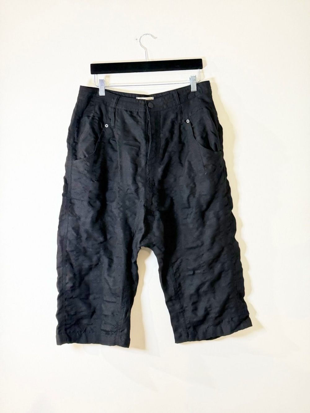 We The Free Black Cropped Harem Pants